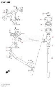 DF175Z From 17502Z-410001 (E01 E40)  2014 drawing CLUTCH SHAFT (DF175Z:E40)