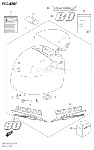 DF80A From 08002F-610001 (E01 E40)  2016 drawing ENGINE COVER (DF80A:E40)