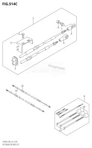 DT40 From 04005-210001 ()  2012 drawing OPT:REMOCON PARTS SET (DT40WR:P40)