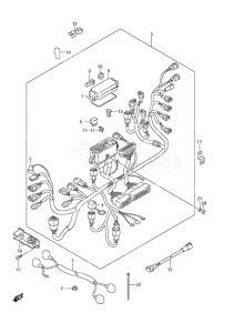 Outboard DF 140A drawing Harness