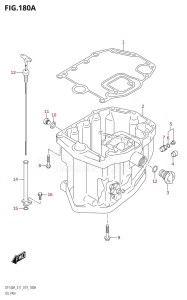 DF115AST From 11504F-910001 (E03)  2019 drawing OIL PAN (DF100AT,DF115AST)