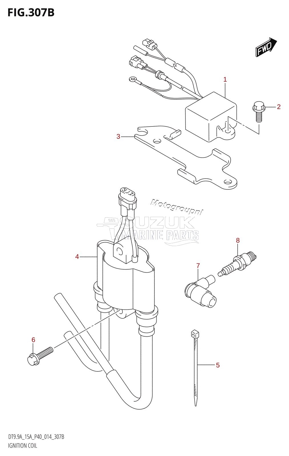 IGNITION COIL (DT9.9AK:P40)