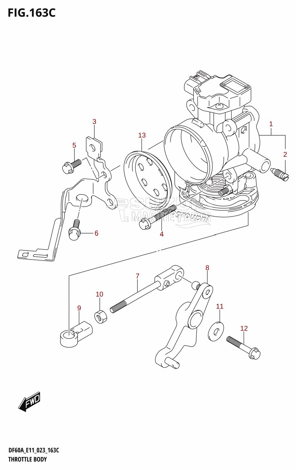 THROTTLE BODY (DF40AST,DF40ASVT)