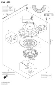 01504F-510001 (2005) 15hp P03-U.S.A (DF15A  DF15AR  DF15ATH) DF15A drawing RECOIL STARTER (DF15ATH:P03)