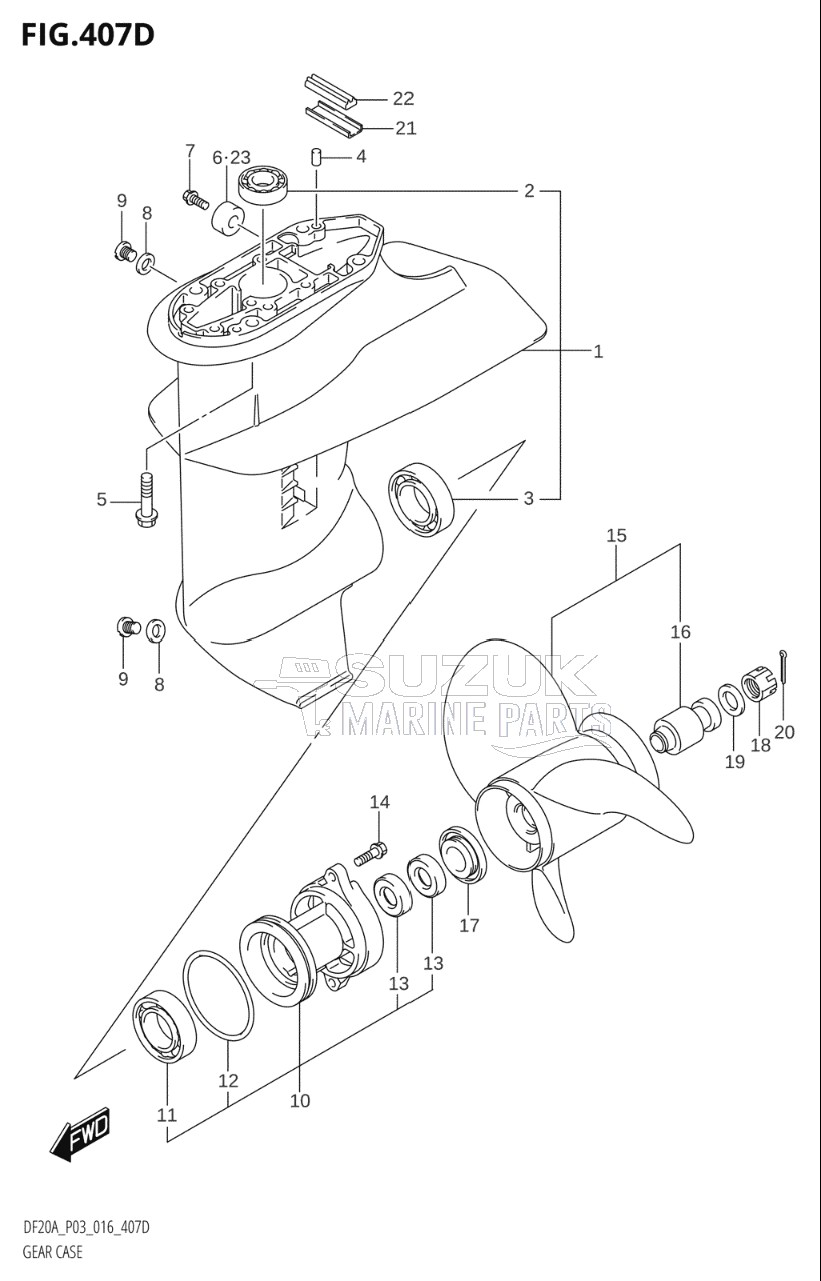 GEAR CASE (DF20AT:P03)