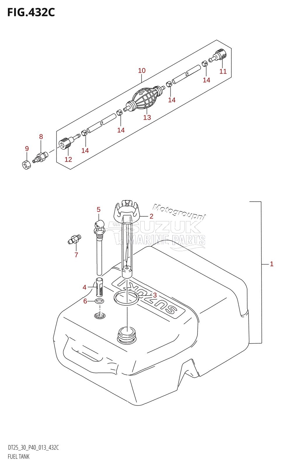 FUEL TANK (DT30:P40)