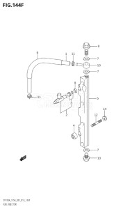 14003Z-410001 (2014) 140hp E01-Gen. Export 1 (DF140AZ) DF140AZ drawing FUEL INJECTOR (DF115AZ:E40)