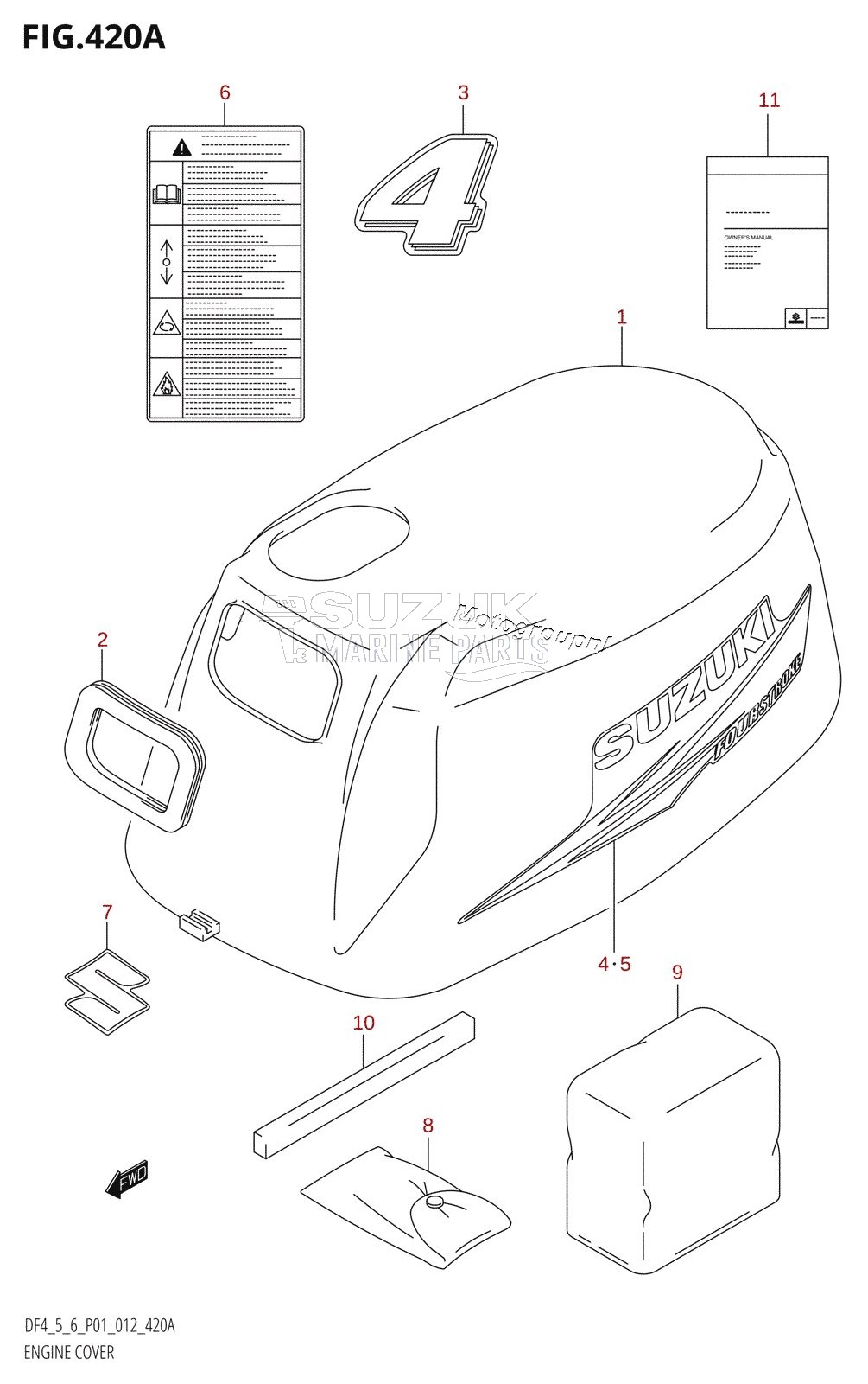 ENGINE COVER (DF4:P01)