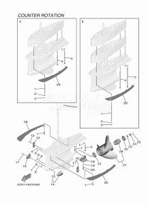 XF425NSA-2018 drawing PROPELLER-HOUSING-AND-TRANSMISSION-6