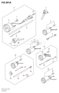 DF60 From 06001F-251001 (E03)  2002 drawing OPT:METER (W,X,Y,K1,K2,K3,K4)