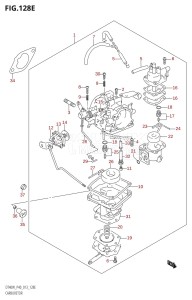 DT40 From 04005-310001 ()  2013 drawing CARBURETOR (DT40WK:P40)