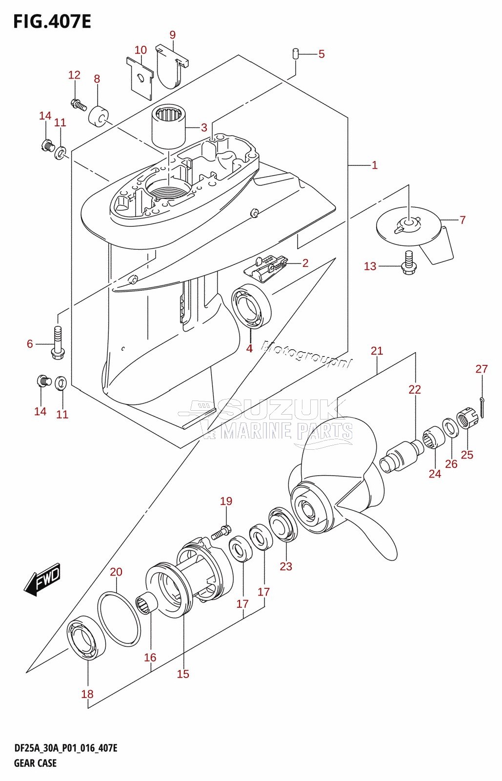 GEAR CASE (DF30A:P40)