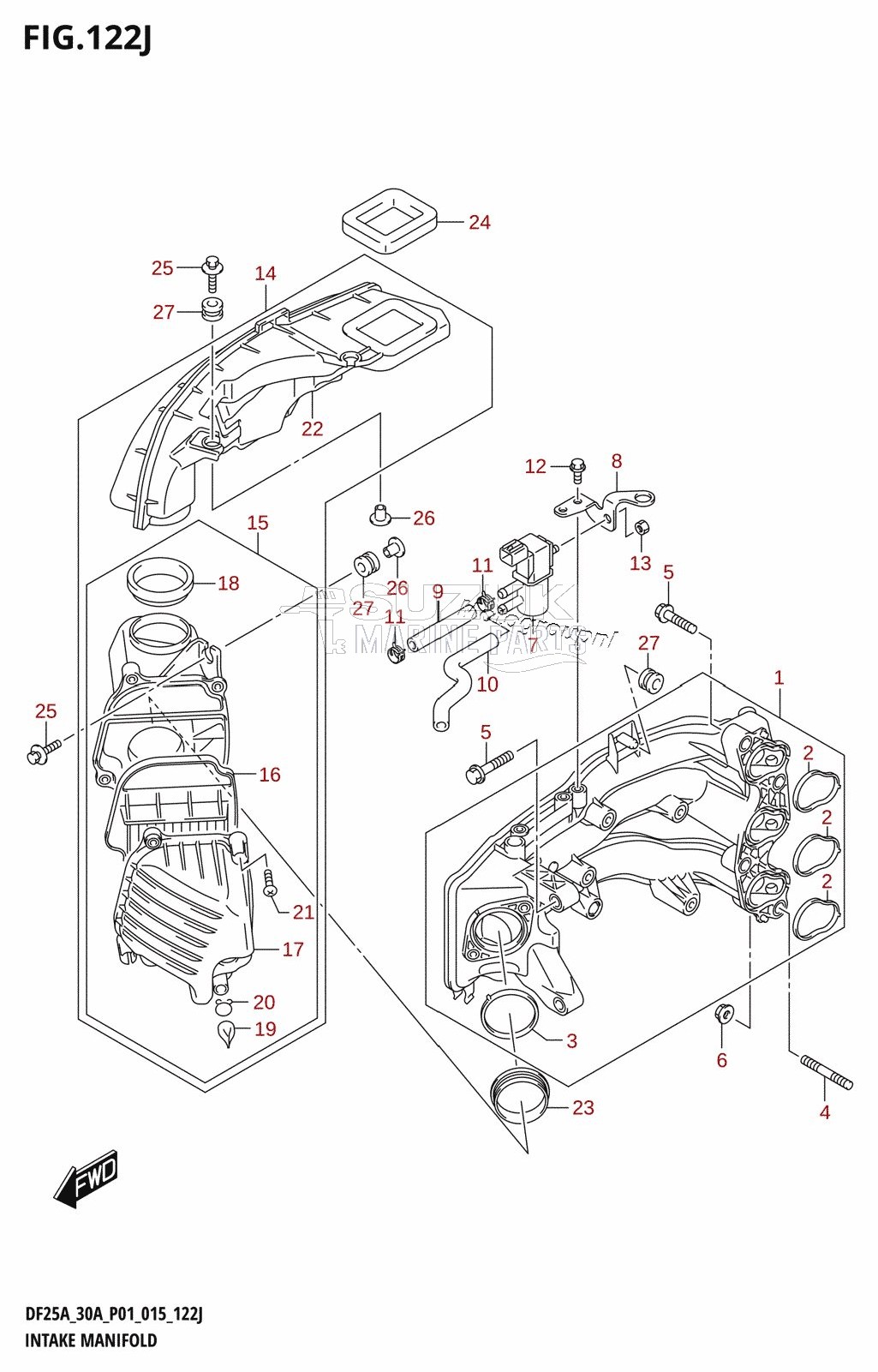 INTAKE MANIFOLD (DF30AQ:P01)