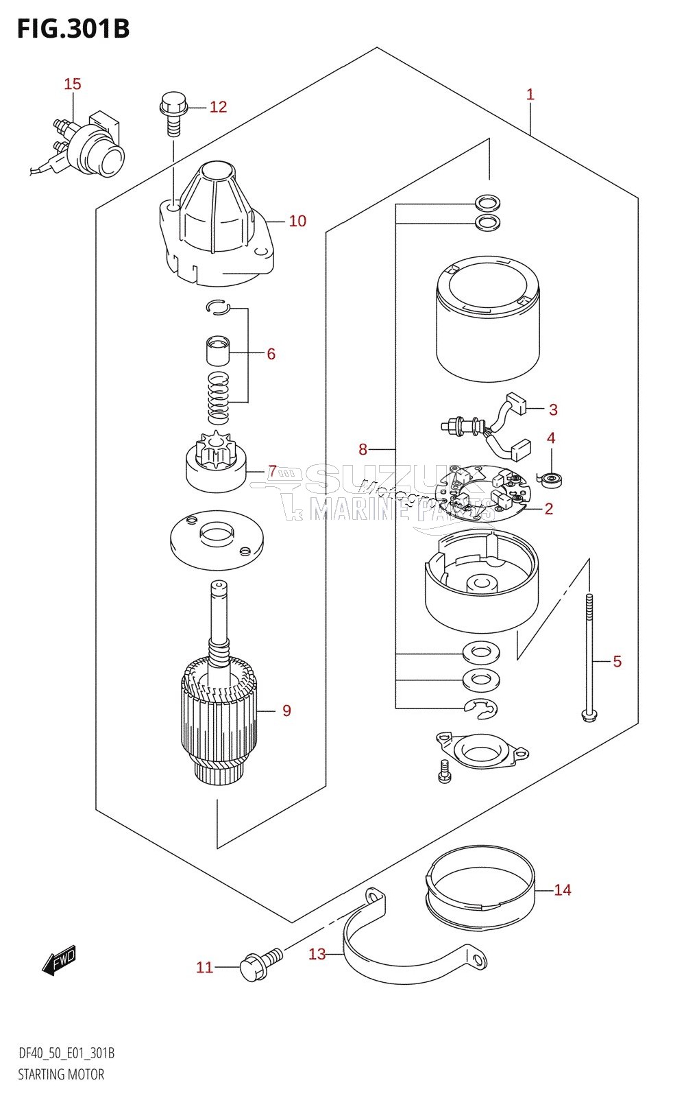 STARTING MOTOR (K1,K2,K3,K4)