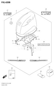 17503P-810001 (2018) 175hp E03-USA (DF175AP) DF175AP drawing ENGINE COVER (DF175AP)