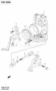 DF40A From 04004F-110001 (E34-Italy)  2011 drawing THROTTLE BODY