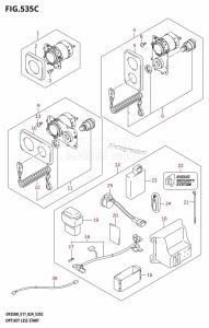 DF300B From 30003F-440001 (E11)  2024 drawing OPT:KEY LESS START