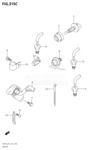 DF225Z From 22503Z-310001 (E01 E40)  2013 drawing SENSOR (DF200Z:E01)