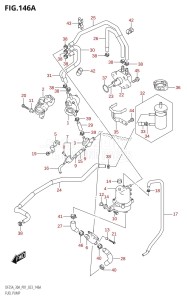 DF30A From 03003F-040001 (P01 P40)  2020 drawing FUEL PUMP ((020,021):P01)