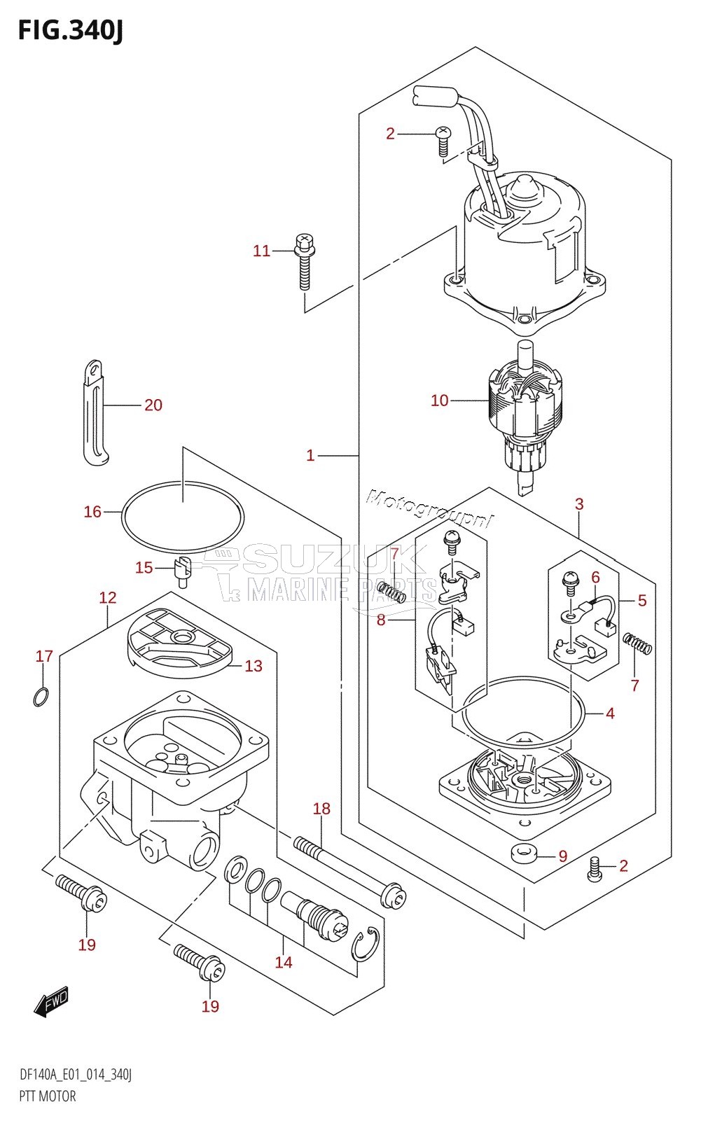 PTT MOTOR (DF140AZ:E01)