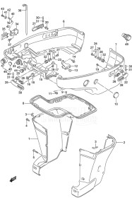 Outboard DF 225 drawing Side Cover