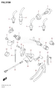 DF200Z From 20002Z-810001 (E03)  2018 drawing SENSOR (L-TRANSOM)