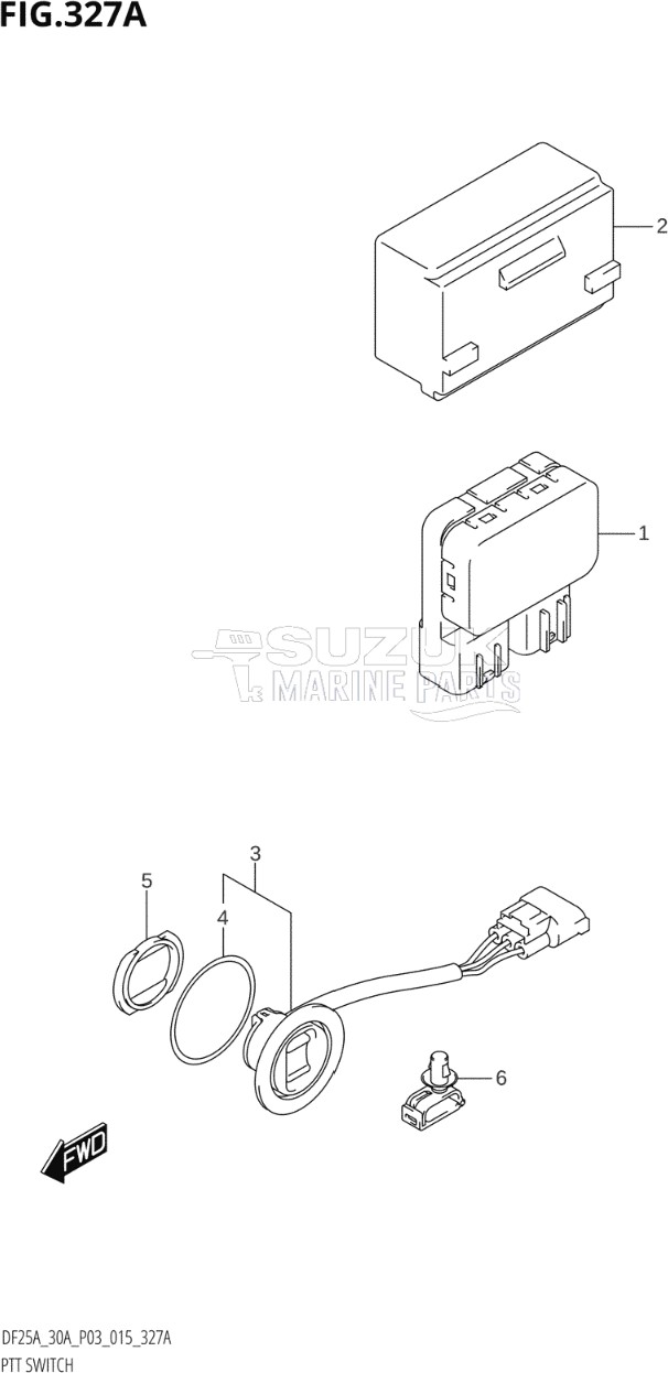 PTT SWITCH (DF25AT:P03)