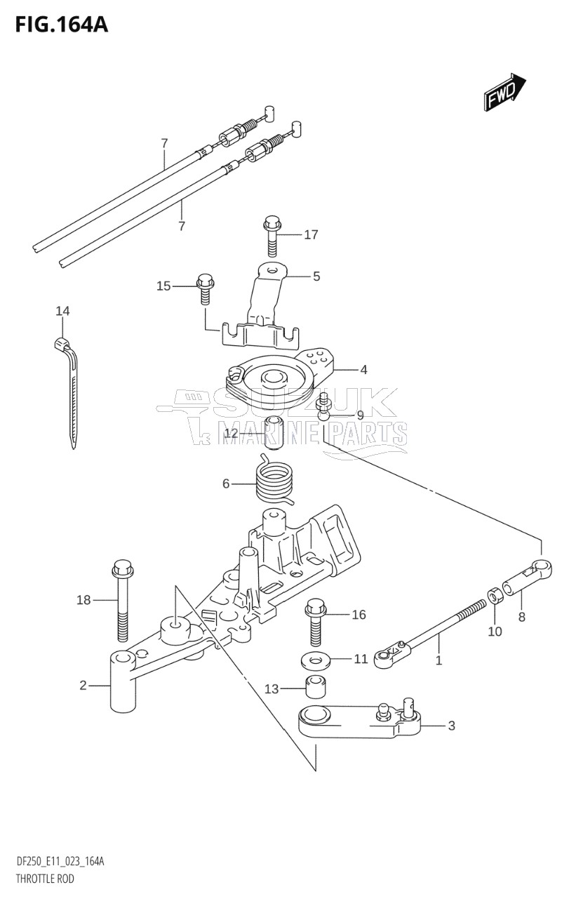 THROTTLE ROD