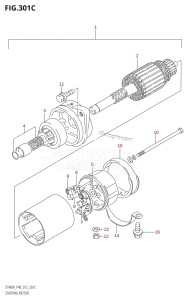 DT40 From 04005-210001 ()  2012 drawing STARTING MOTOR (DT40WR:P90)