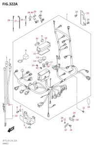 DF175ZG From 17502Z-610001 (E01 E40)  2016 drawing HARNESS (DF150T:E01)