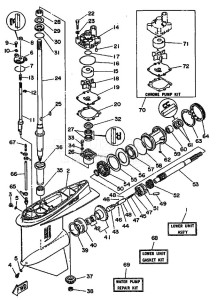 175A drawing PROPELLER-HOUSING-AND-TRANSMISSION-1