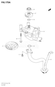 17502Z-410001 (2014) 175hp E01 E40-Gen. Export 1 - Costa Rica (DF175Z    DF175ZG) DF175Z drawing OIL PUMP