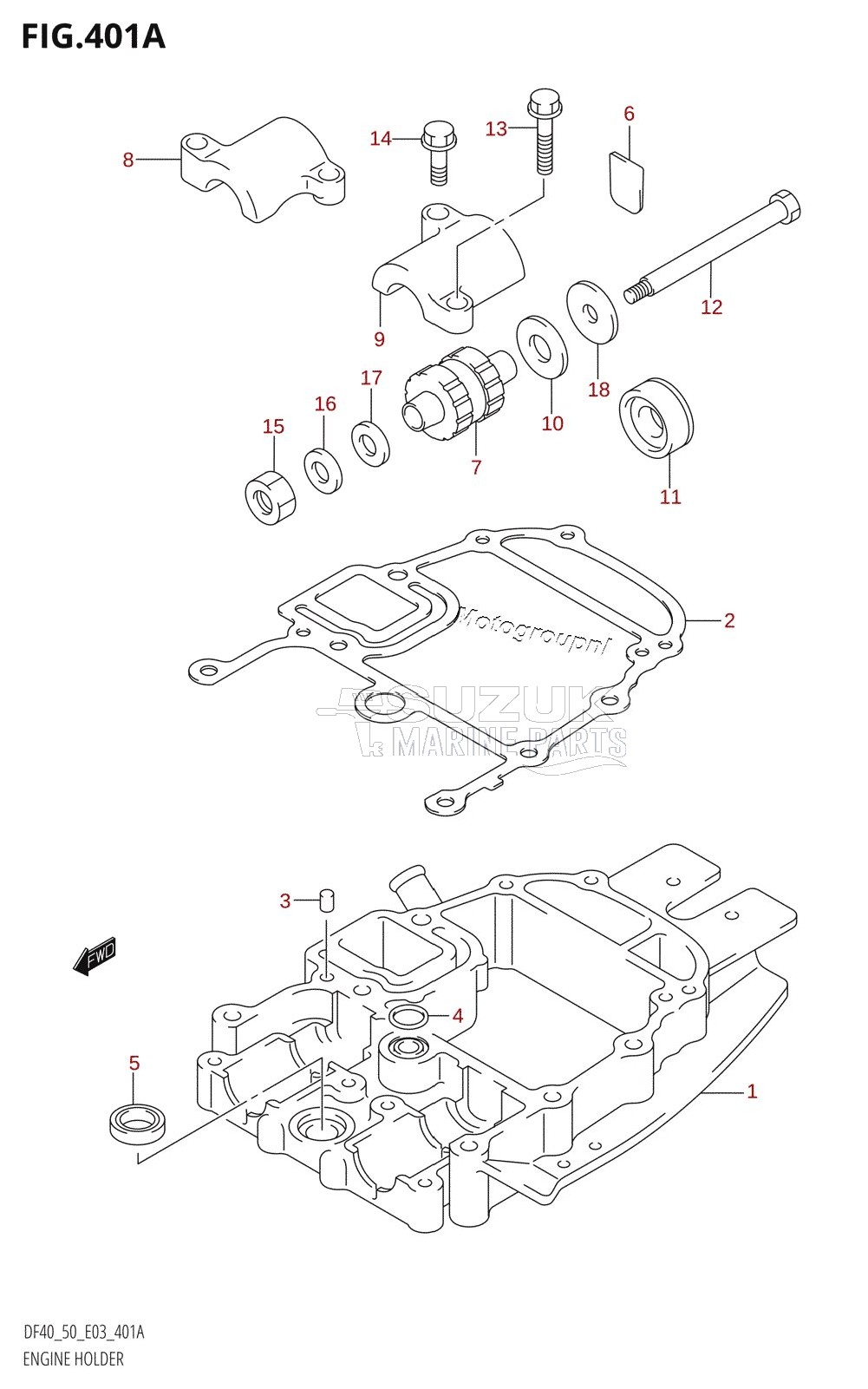 ENGINE HOLDER