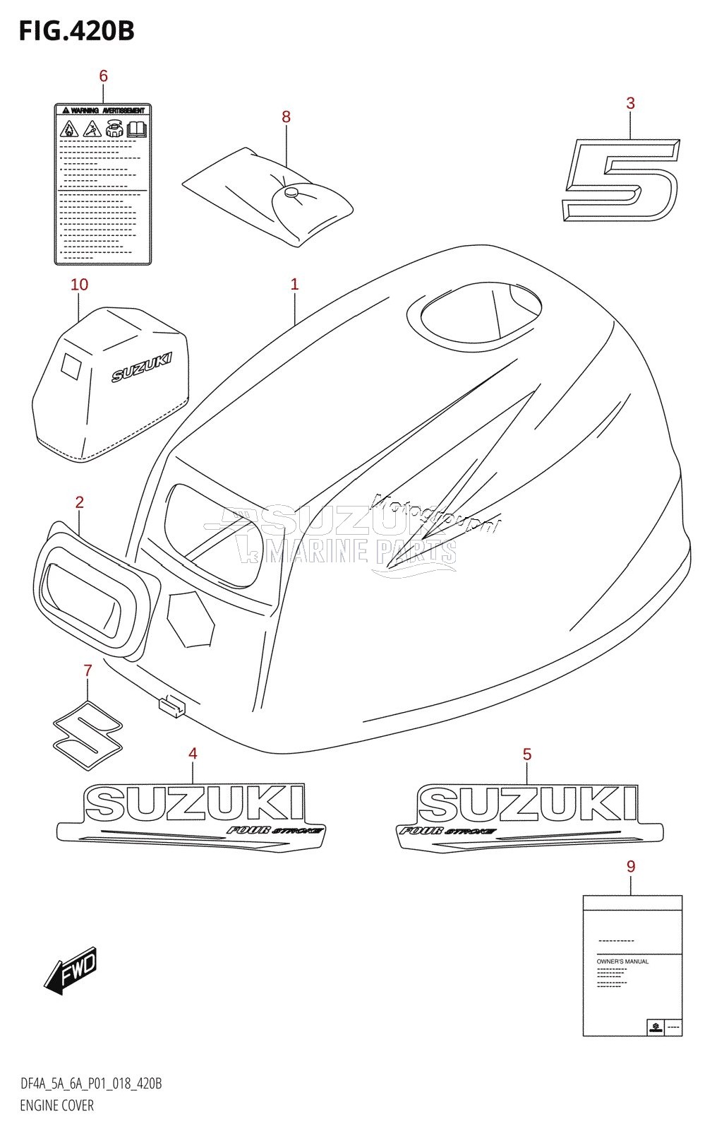 ENGINE COVER (DF5A)