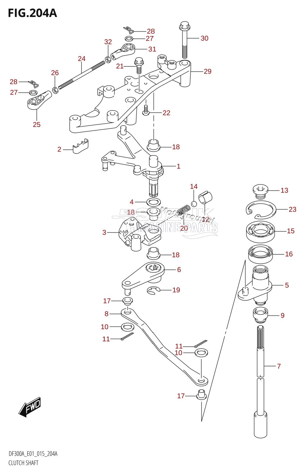 CLUTCH SHAFT