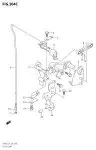 06003F-410001 (2014) 60hp E03-USA (DF60AVT) DF60A drawing CLUTCH SHAFT (DF60A)