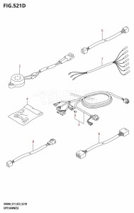 DF40A From 04003F-140001 (E01 E11)  2021 drawing OPT:HARNESS ((DF40AQH,DF40ATH,DF50ATH,DF60AQH,DF60ATH,DF50AVTH,DF60AVTH):(020,021))