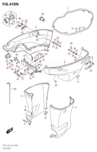 DF175ZG From 17502Z-610001 (E01 E40)  2016 drawing SIDE COVER (DF175Z:E01)