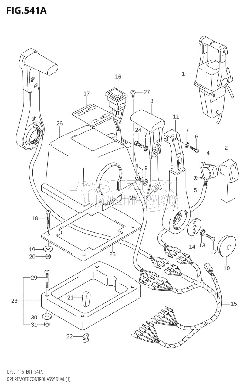 OPT:REMOTE CONTROL ASSY DUAL (1)