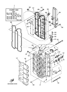 F100BETX drawing CYLINDER--CRANKCASE-2