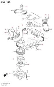 DF200 From 20002F-610001 (E03)  2016 drawing TIMING CHAIN (DF225Z:E03)