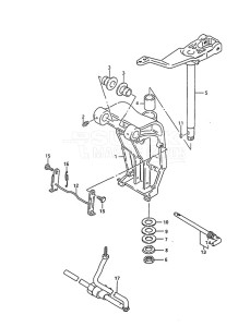 DT 75 drawing Swivel Bracket (1988 to 1994)