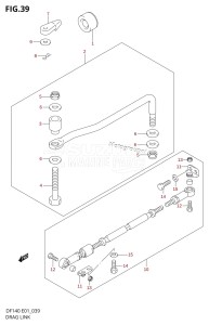 DF140 From 14001Z-680001 (E01 E40)  2006 drawing DRAG LINK