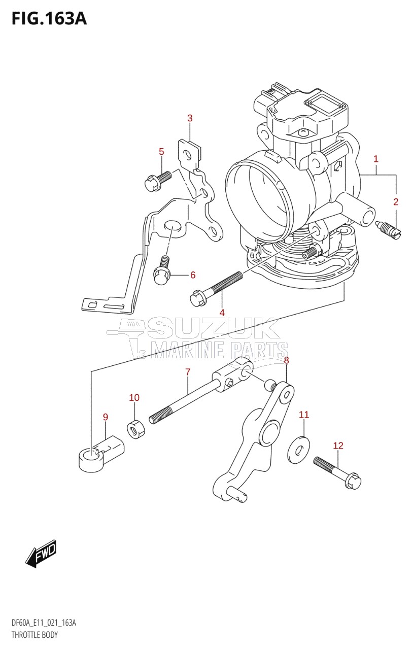 THROTTLE BODY (SEE NOTE)