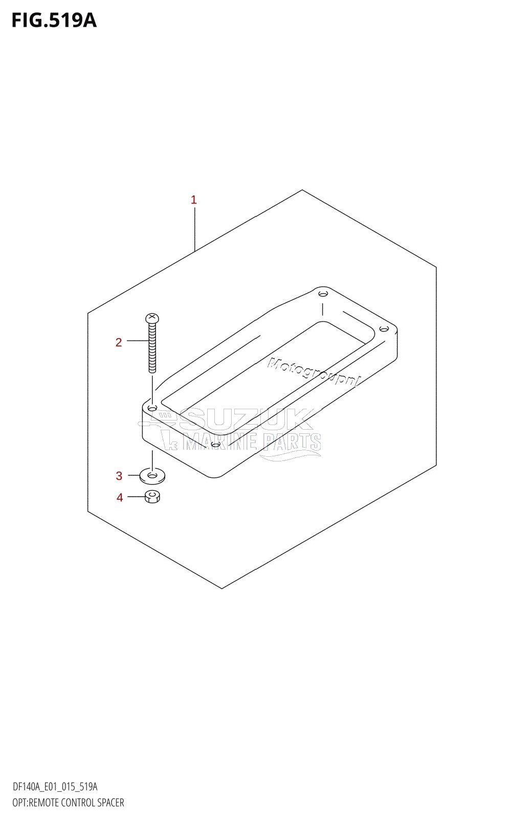 OPT:REMOTE CONTROL SPACER