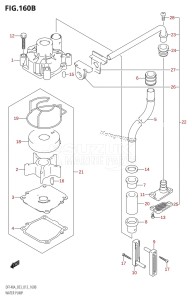 DF140AZ From 14003Z-310001 (E03)  2013 drawing WATER PUMP (DF140AZ:E03)