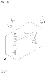 DF90A From 09003F-310001 (E01 E40)  2013 drawing DRAG LINK (DF80A:E01)