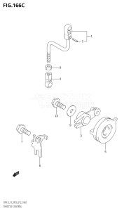 00993F-110001 (2011) 9.9hp P03-U.S.A (DF9.9T  DF9.9TH) DF9.9 drawing THROTTLE CONTROL (DF15:P03)