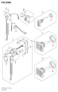 DF250A From 25003P-310001 (E03)  2013 drawing OPT:SWITCH