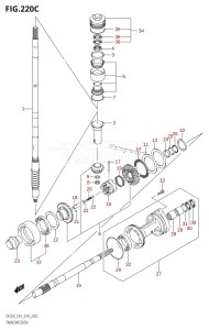 DF200 From 20002F-410001 (E01 E40)  2014 drawing TRANSMISSION (DF200Z:E01)